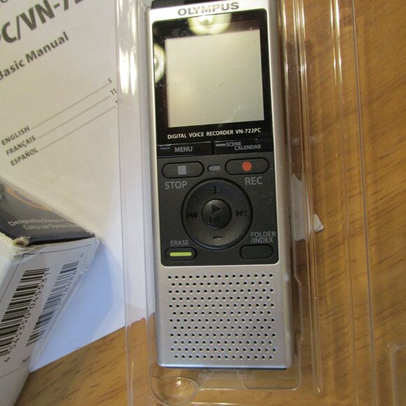 H253-Like New-IN BOX Olympus VN-722PC Digital Recorder-Works great-Easy to Use! - Picture 2 of 4